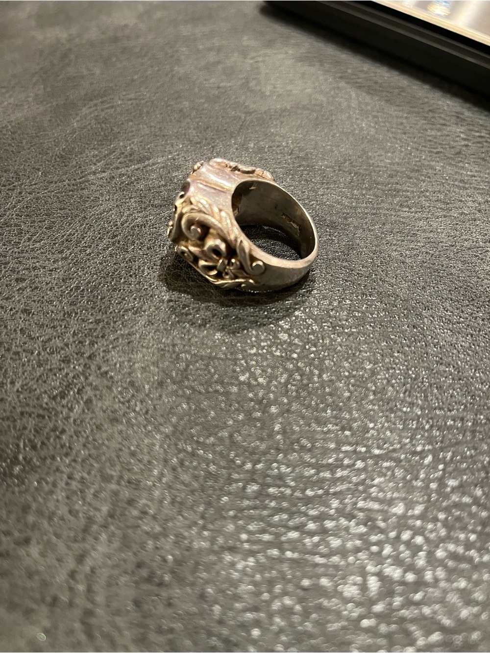 King Queen Baby Studio 925 Silver CZ Heart Ring. - Picture 10 of 13